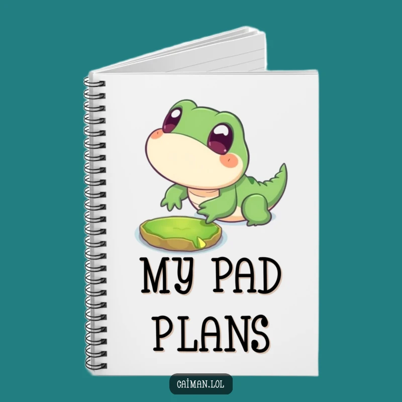 Funny Lunging Reptile Notebook: Innocent Eyes' Ideas, Playful Funny Gift Journal
