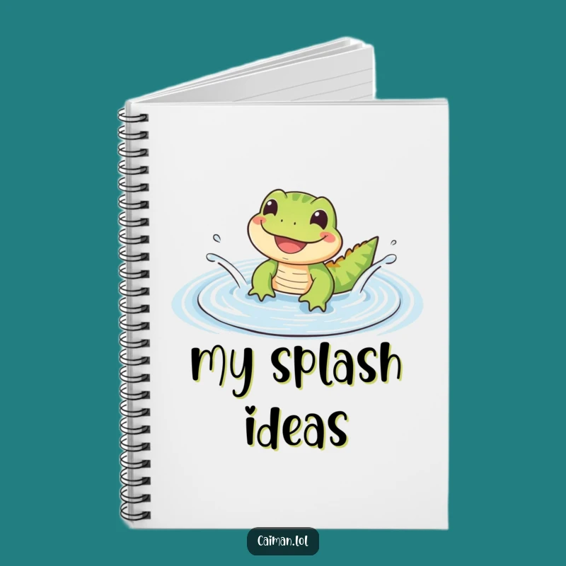 Funny Happy Reptile Notebook: Grinning Lizard's Ideas, Joyful Funny Gift Journal
